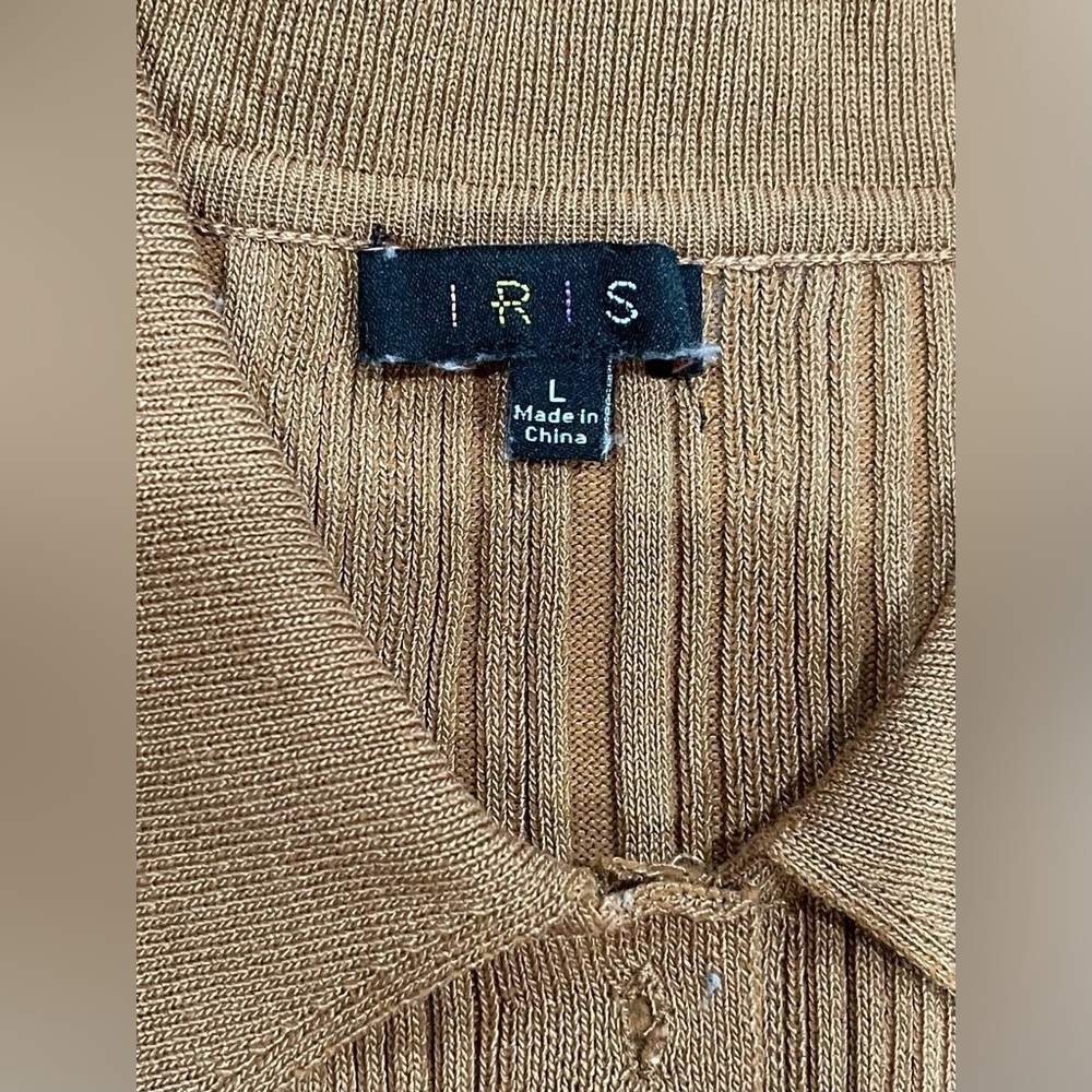 Iris Tan Ribbed Knitwear - Picture 10 of 13
